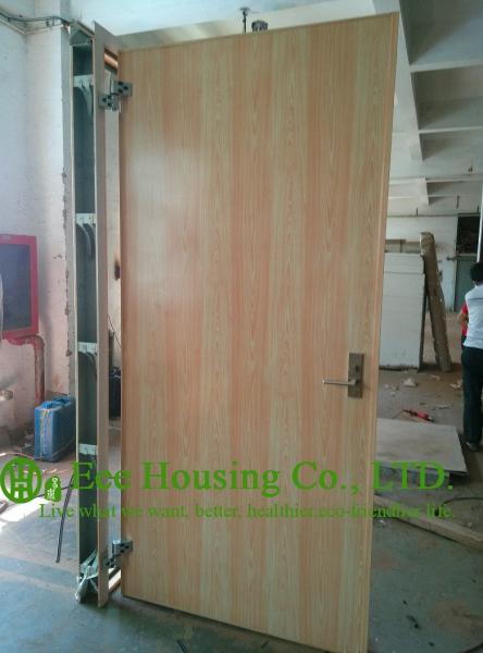 85mm Thickness Acoustic Fire Doors, Timber Fire Rated Acoustic Wooden Doors For Convention