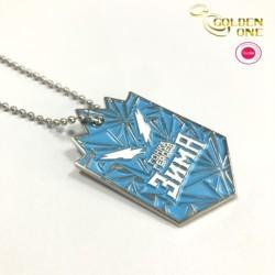 Laser Engraved Pendant Dog Tag Metal Necklace Customised Plain Blank Pet ID Tag