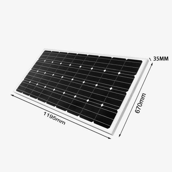 120W 12V Monocrystalline Solar Panel ,  New Technology Mono Solar Panels