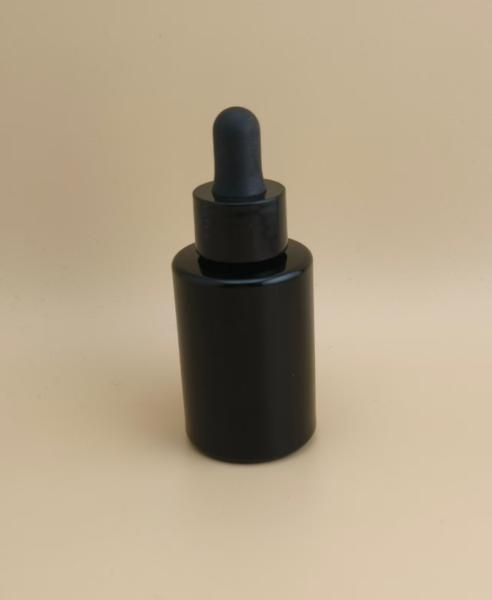 Bouteille de goutte-à-goutte noire et ronde K-GBL30 pour essence