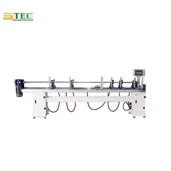 Máquina automática de perforar a ciegas de madera/bamboo veneciana con máquina de cortar de perforar de pizarra