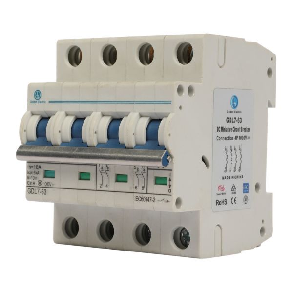 400 В номинальное рабочее напряжение VDE сертифицированный Gdm3-125L MCCB Формированный корпус выключатель