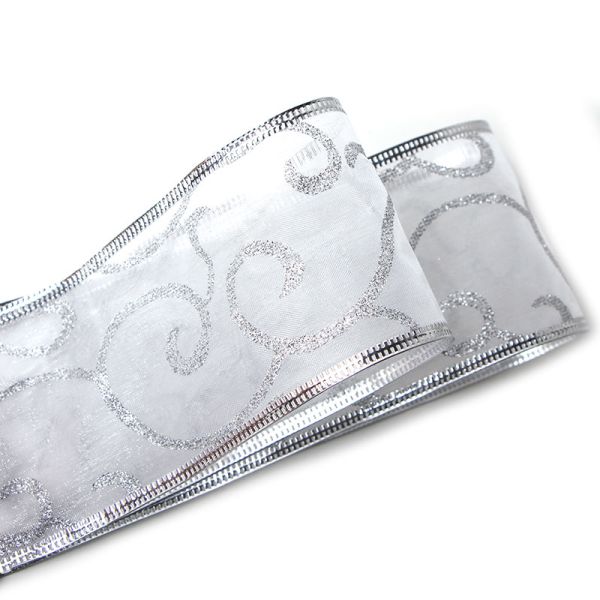 63mm Wide Christmas Decorated Ribbon Perfect for Gift Wrapping Occasion Christmas