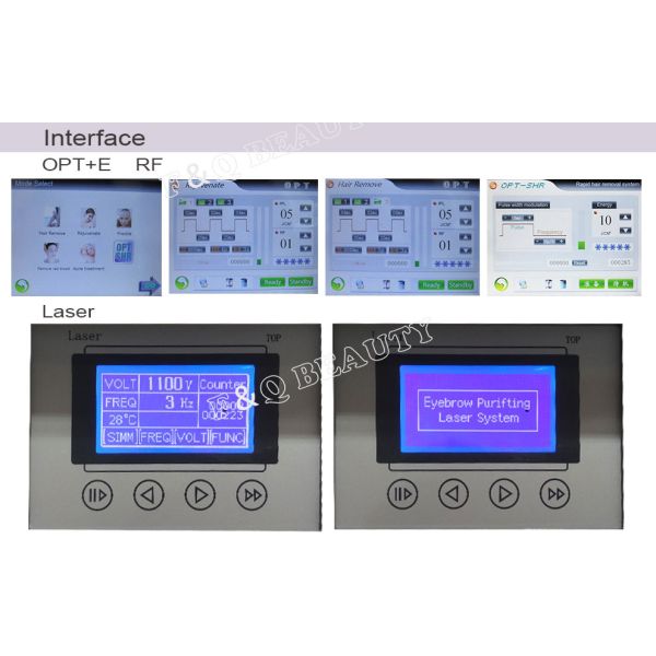 Opt Nd Yag Laser Rf Multifunctional Beauty Machine Tattoo Removal