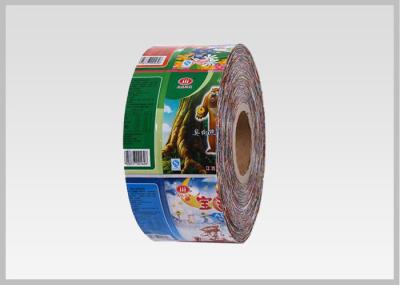A garrafa alta da bebida do encolhimento etiqueta a luva de psiquiatra de calor do PVC, espessura 25-70 filmes de psiquiatra do PVC do Mic para garrafas