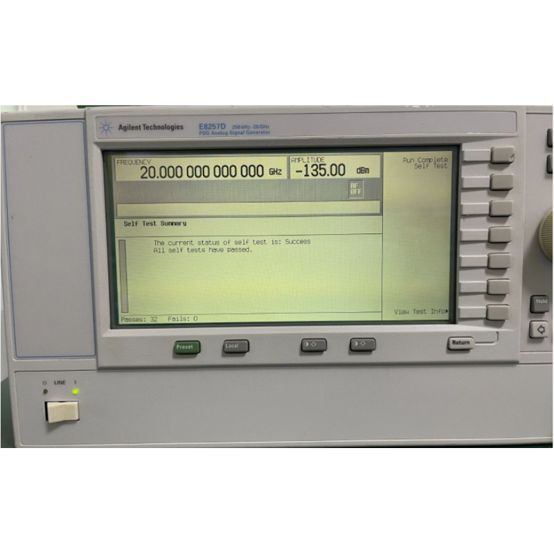 Keysight E8257D RF Signal Generator with 67 GHz Frequency High Output Power and Ultra-Low Phase Noise