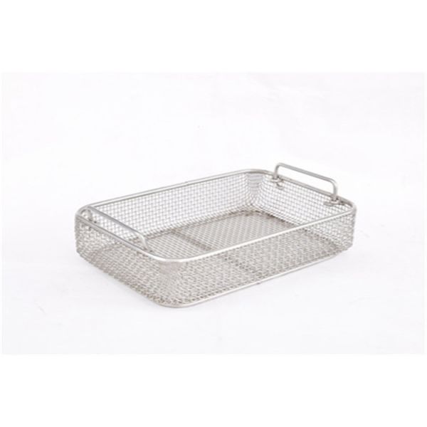 Square Hole 0.64mm Wire Mesh Fruit Bowl Electrolytic Polishing
