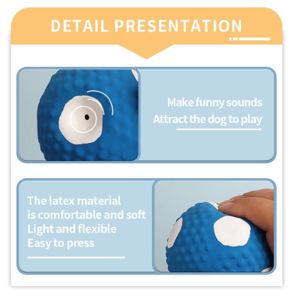 Customized Dog Chewing Toy Interactive Ball Dog Toys Eco Friendly