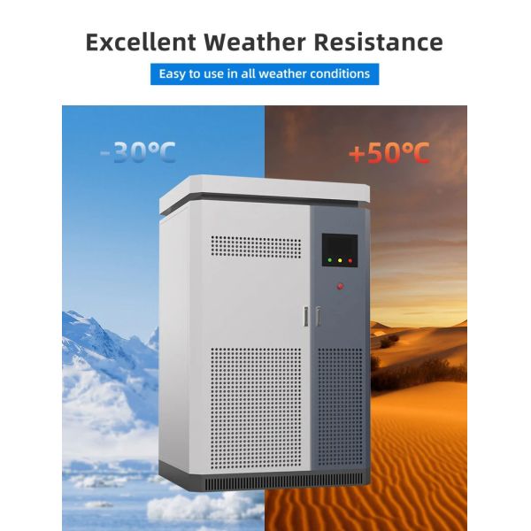 CAN Communication Port Industrial Commercial Energy Storage And 91% Maximum Cycle Efficiency