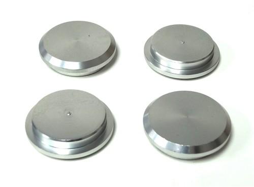Tratamento anodizado de superfície da precisão de alumínio da tampa de extremidade 0.05mm do eixo