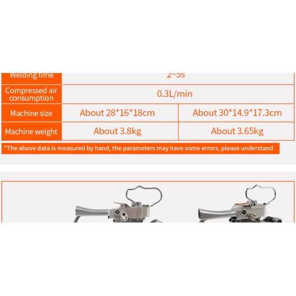 AQD19 Pneumatic Strapping Machine for PP Bundle Carton Box Hand-held Banding Machine