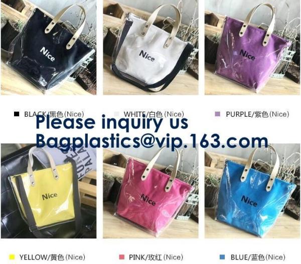 Fashion Ladies Rainbow Hologram Laser PVC Handbag Beach Shoulder Bag Shopping Tote Bag For Women
