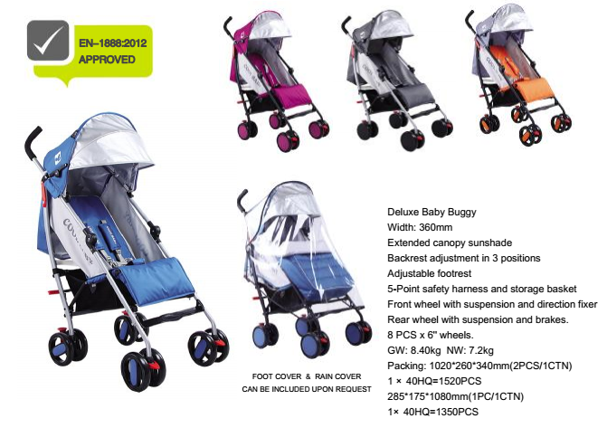 Deluxe baby buggy