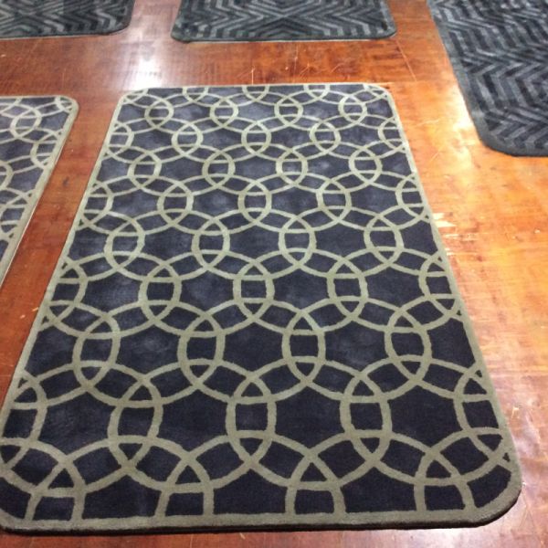 Custom Meadow Rugs Handmade Ployster Green Grass Area Carpets and Rugs for Living Room