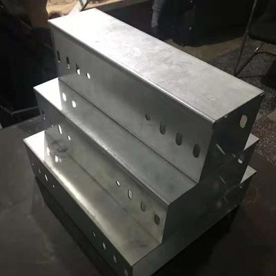 OEM Perforated Metal Cable Tray Carbon Steel / Stainless Steel / Aluminum Alloy Cable Support Tray