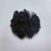 Retardante de Chama Virgem Poliéster Fibra Natural 51mm Preto Para Colchão