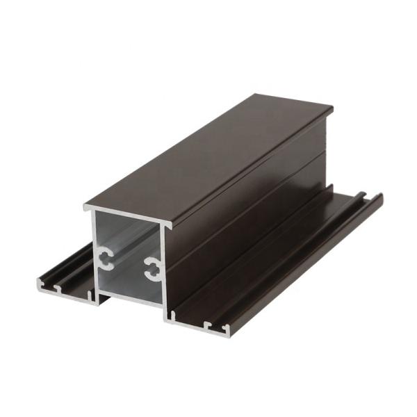 Brown Powder Coating Aluminium Profiles 1.5mm Thickness For Building Material