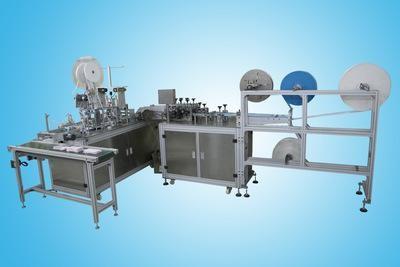 L Shape Disposable Pollution Mask Machine Medical Grade With Auto Stop Function