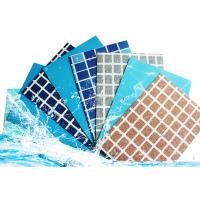 Liner de piscina revestido de PVC com tela clara padrão resistente à temperatura instalação de lona