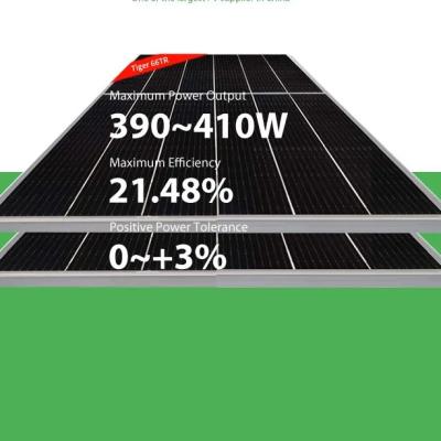 390W 395W Module Jinko Solar 400W 405W 410W Half Cell Rooftop Solar System With CE TUV