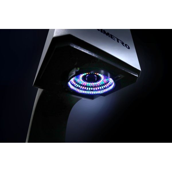 Automated Vision Measuring System with Movable Color LED Ring Light, Linear Slide Rail, and HD Camera
