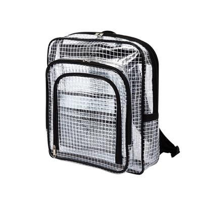 Transparent Anti Static Backpack 40x35x15cm PVC ESD Protective