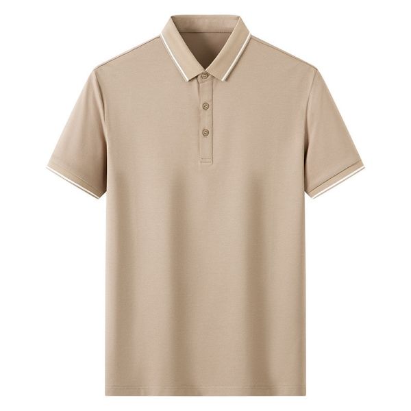 2022 New Casual Trend OEM T Shirts Sports Fitness Lapel POLO Shirt For Men