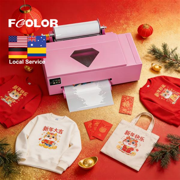 FCOLOR A3 Roll DTF Printer with XP600 Printhead for T-shirt Printing , Wholesalers' Top Choice to Maximize Profits