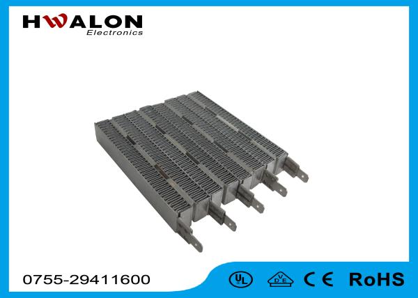 Resistor de aquecimento quadrado do calefator de ar do PTC do tamanho com terminal para o secador da mão
