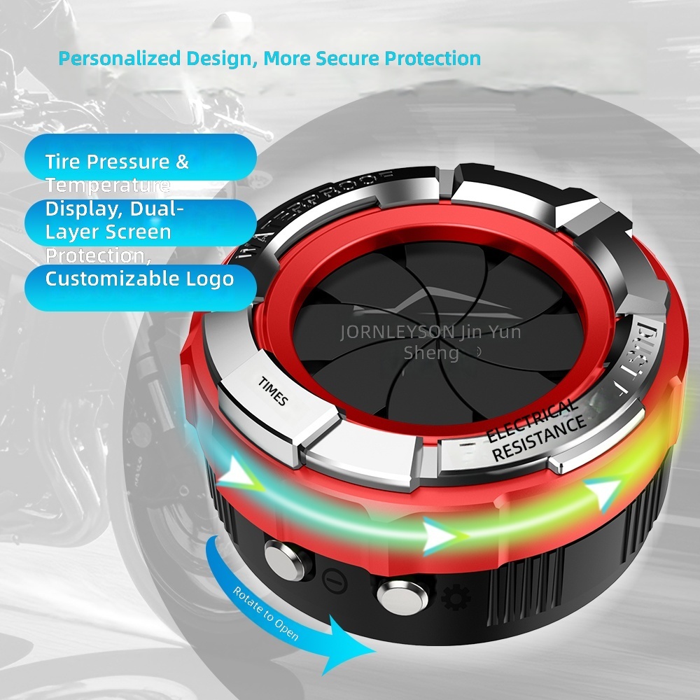 Motorcycle TPMS Tire Pressure Monitoring System LCD Display with External