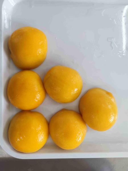 固めの食感のイエローピーチ缶詰（イージーオープンまたは通常蓋）