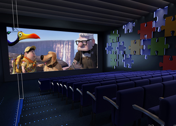Театр кино 4D большого высокого определения электрический с стулом движения
