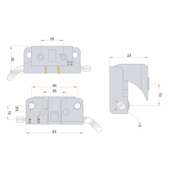 Special design Distribution Board Zinc Alloy Black Door Pin Hinge Metal Hinge