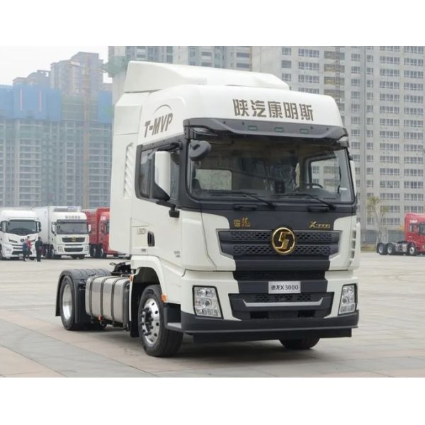 Manual Gear-change 10 Wheelers Tractor Truck SHACMAN 430hp X3000 4x2 Double Sleeper Cab Tractor Head