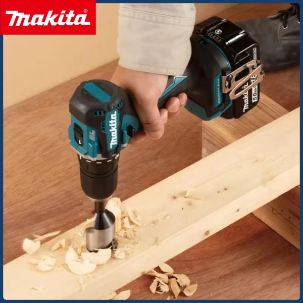 13MM Impact Driver 40N.M Makita DHP487 LED Working Light High Frequency Hand Drill