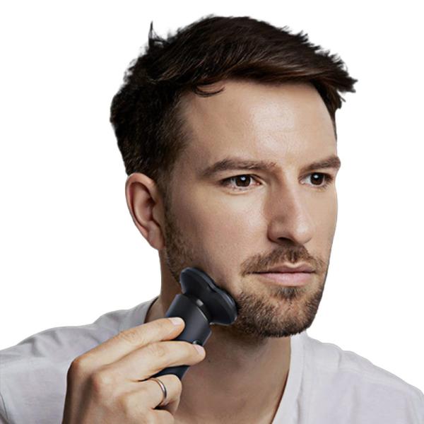 Men 3D Rotary Beard Cordless Electric Shavers USB Rechargeable Electric Razor With Pop Up Beard Trimmer