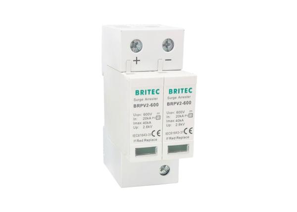 dispositivo de proteção do impulso do prendedor do impulso de 600V SPD picovolt sobre a proteção atual 2P