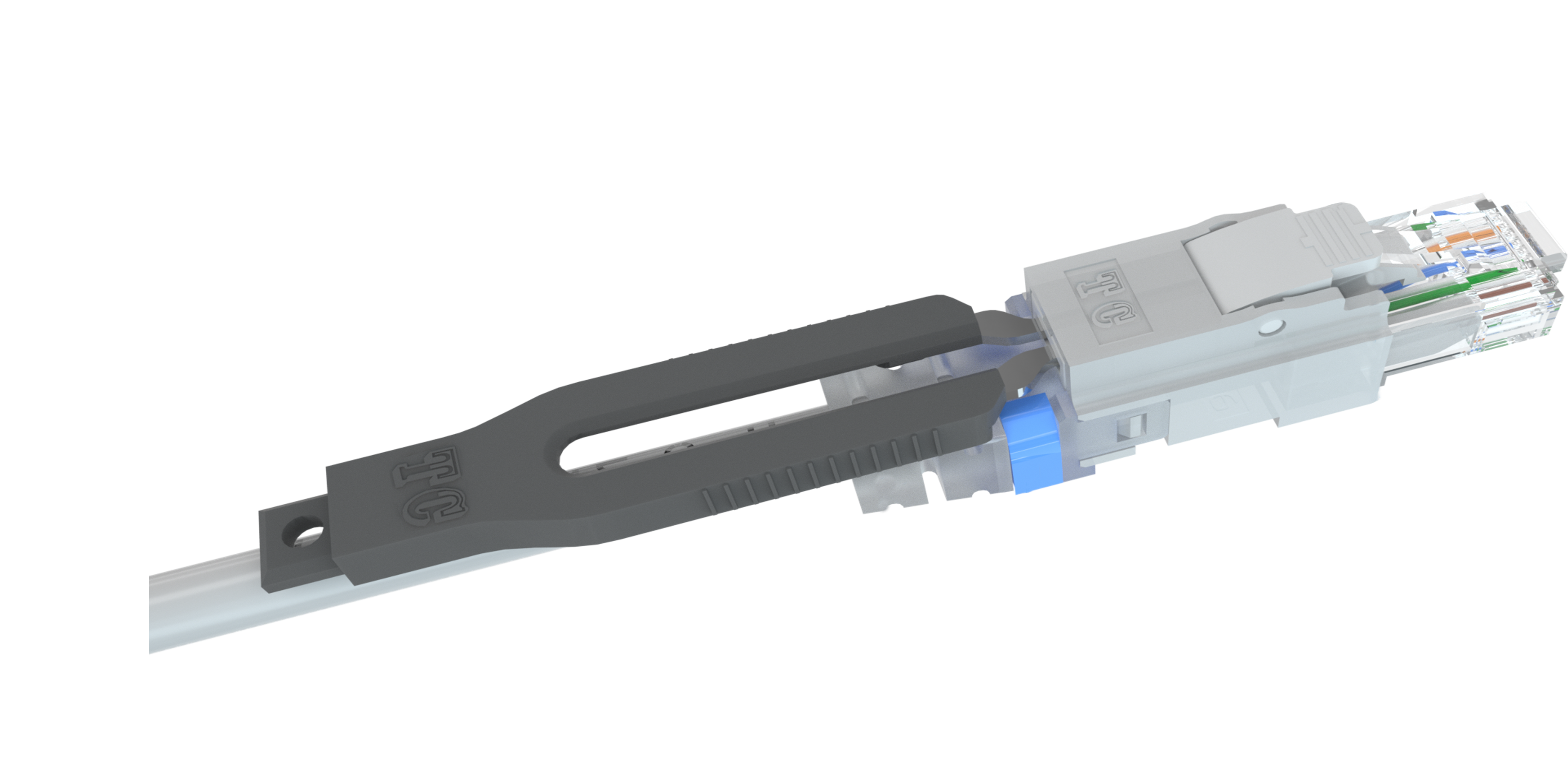 Magic II Generation RJ45 Lockable Jumper Cable Cat.6A/Cat.6 Shielded / Unshielded