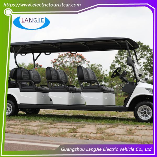 4-колесный автобуг для гольфа с 48-вольтовой батареей для 8 пассажиров для гостиницы