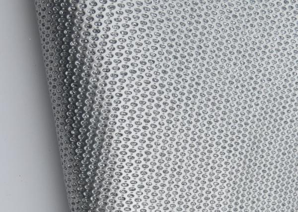 Shoes Bags Clothing Micro Perforated Fabric , White Perforated Leatherette Fabric