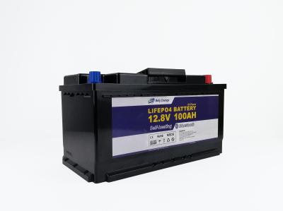 bateria de lítio elétrica do triciclo das baterias da casa do lítio rv de 12V 100Ah para o campista Van