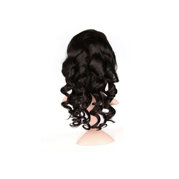 14 inch Virgin Lace Front Wig High Density Loose Wave , Glueless Wig