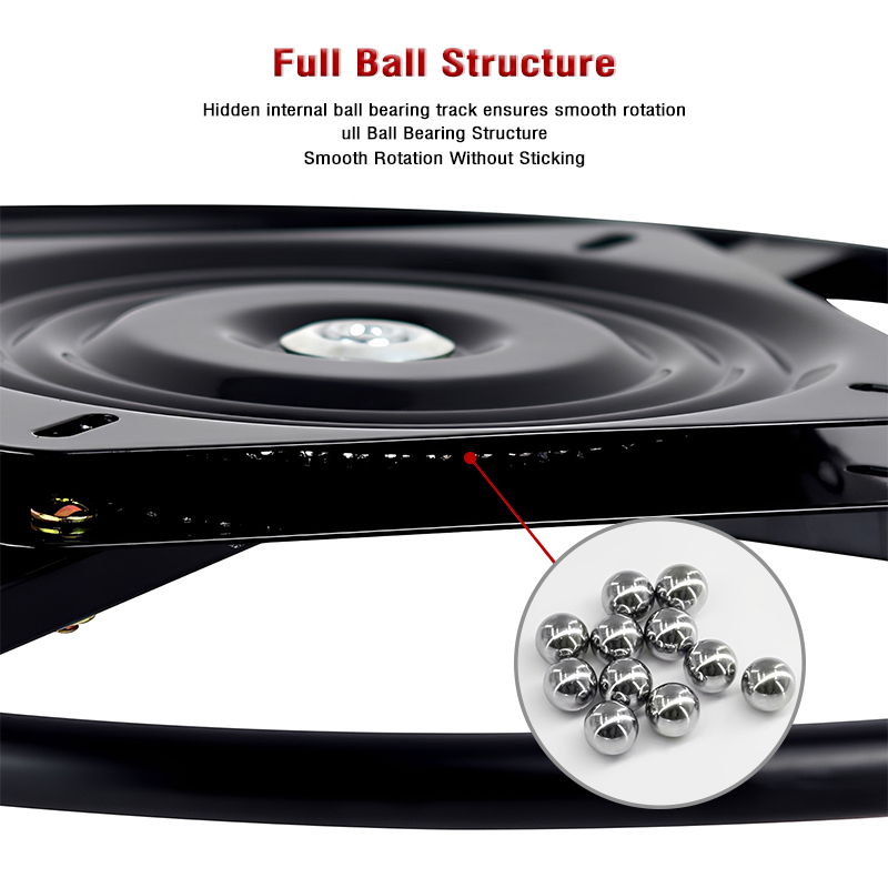 Large Round Full Ball Solid Sofa Base 360° Smooth Rotation Without Jamming Super Heavy-Duty Swivel Base for Leisure Chairs