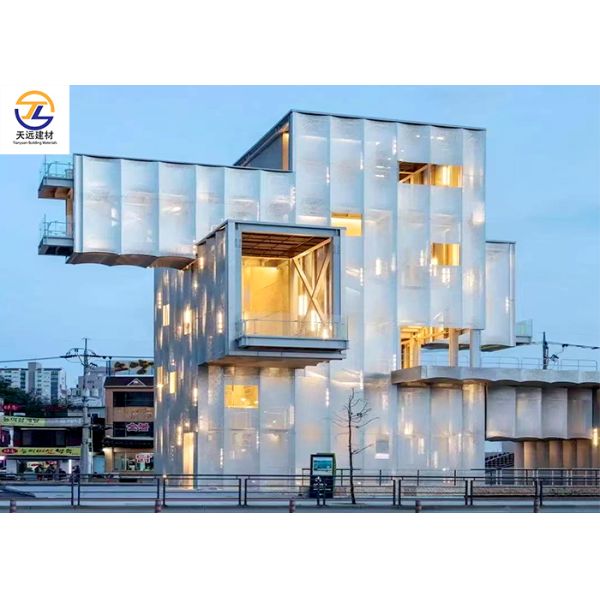 Perforated/Curved/Wood-Grain/PVDF-Coated Irregular Aluminum Panels – Full-Aluminum Wall & Curtain Wall Panels for Storefront & Exterior Decoration