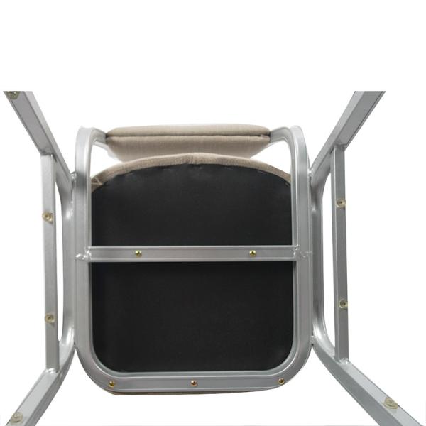 Modern Stackable Conference Chairs Metal Legs Banquet Chair