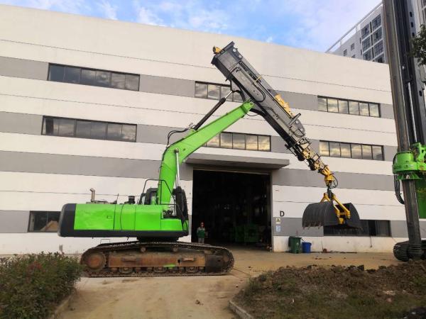 Robust APIE KM220 Excavator Clamshell Telescopic Arm With Depth 22m