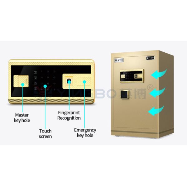 Solid Steel Smart Office Safe Box Biometric Digital Fingerprint Lock YB/N7-70