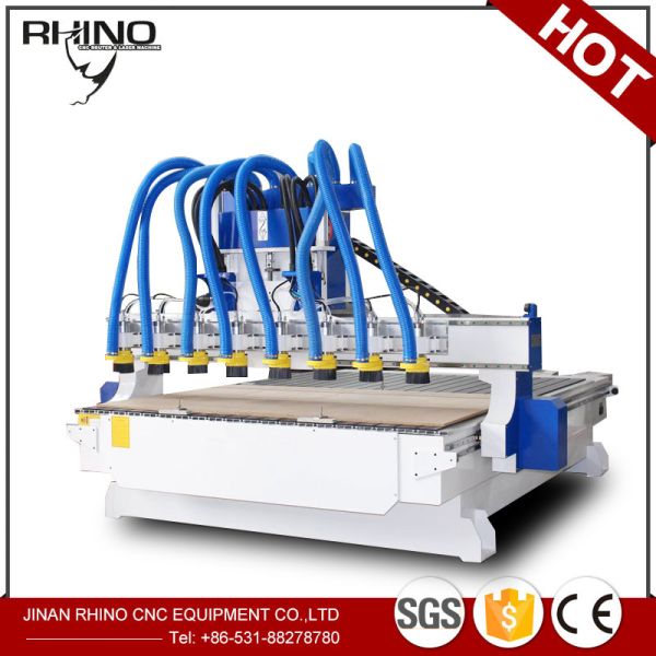 Multi Spindles 1325 CNC Router Machine For Solid Wood / Acrylic Engraving