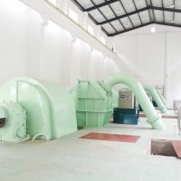 Pelton 1 eficiência elevada larga do fluxo do gerador de turbina do Mw hidro personalizou