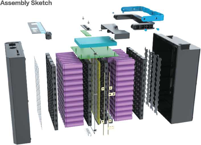 60V Electric Motor Battery Pack / Lithium Ion Battery For Electric Motor